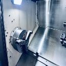 韩国斗山PUMA3050斜轨刀塔机，发那科系统，回转直径63.